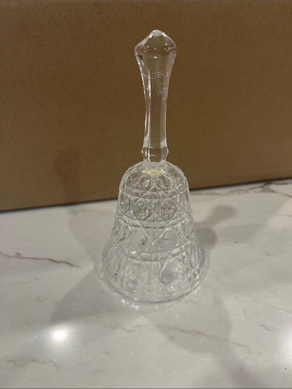 Vintage federal glass crystal bell